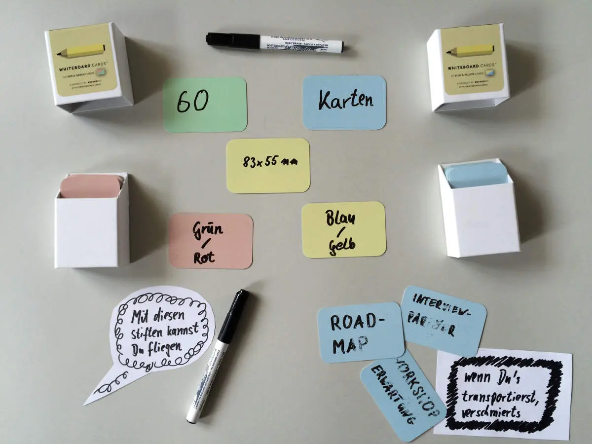Post-It-Alternative Whiteboard Cards