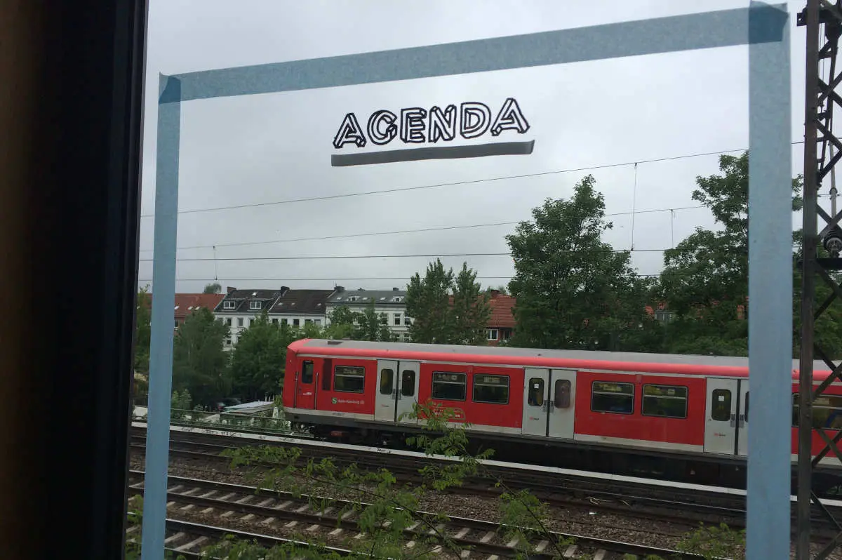 Flipchart-Alternative Glasscheibe