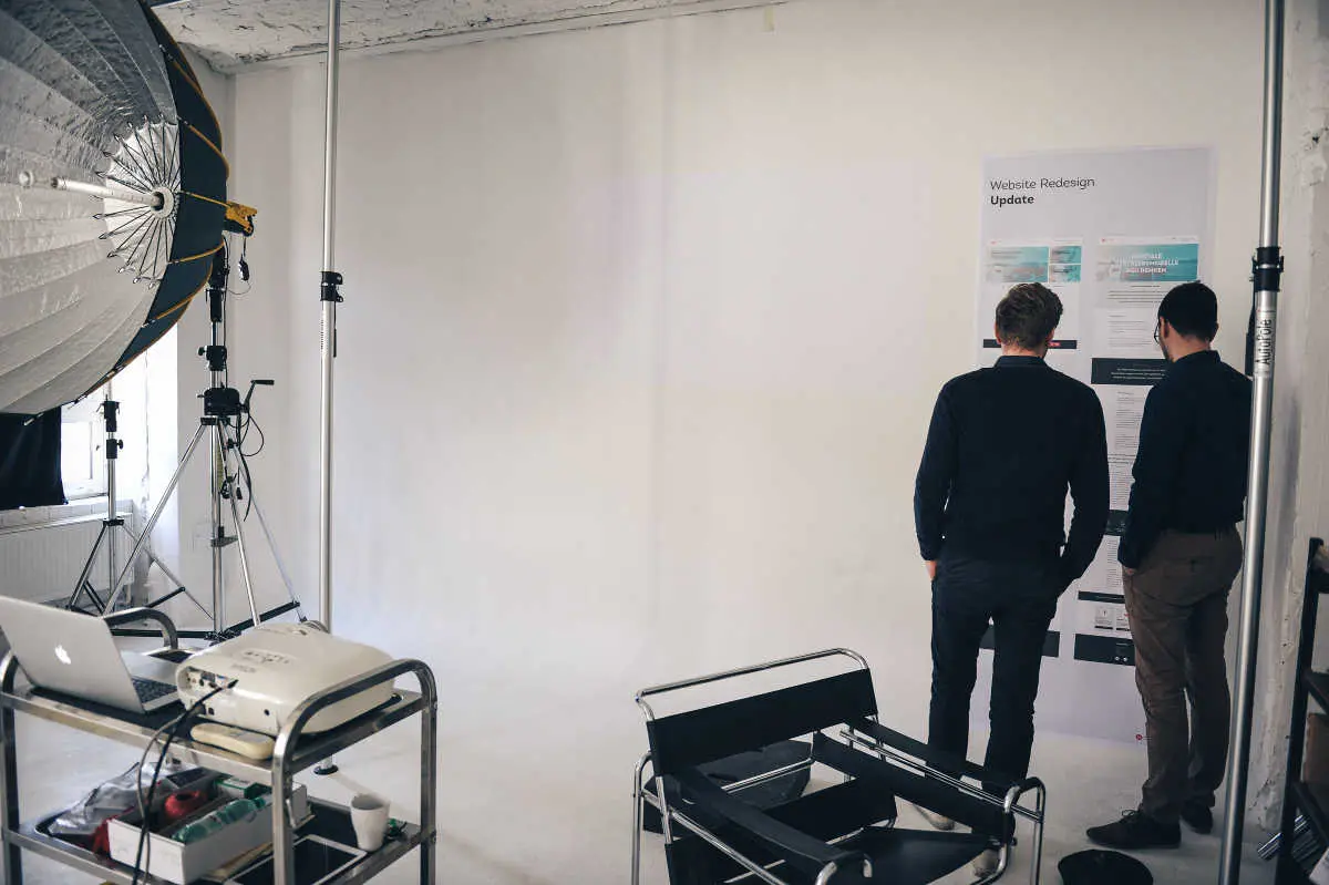 Flipchart-Alternative 4: Plots an Wand