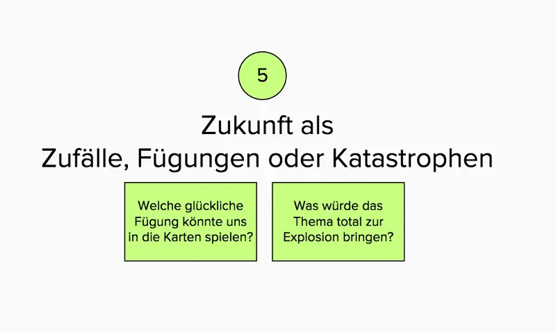 Futures Framework - Zufälle, Fügungen, Katastrophen
