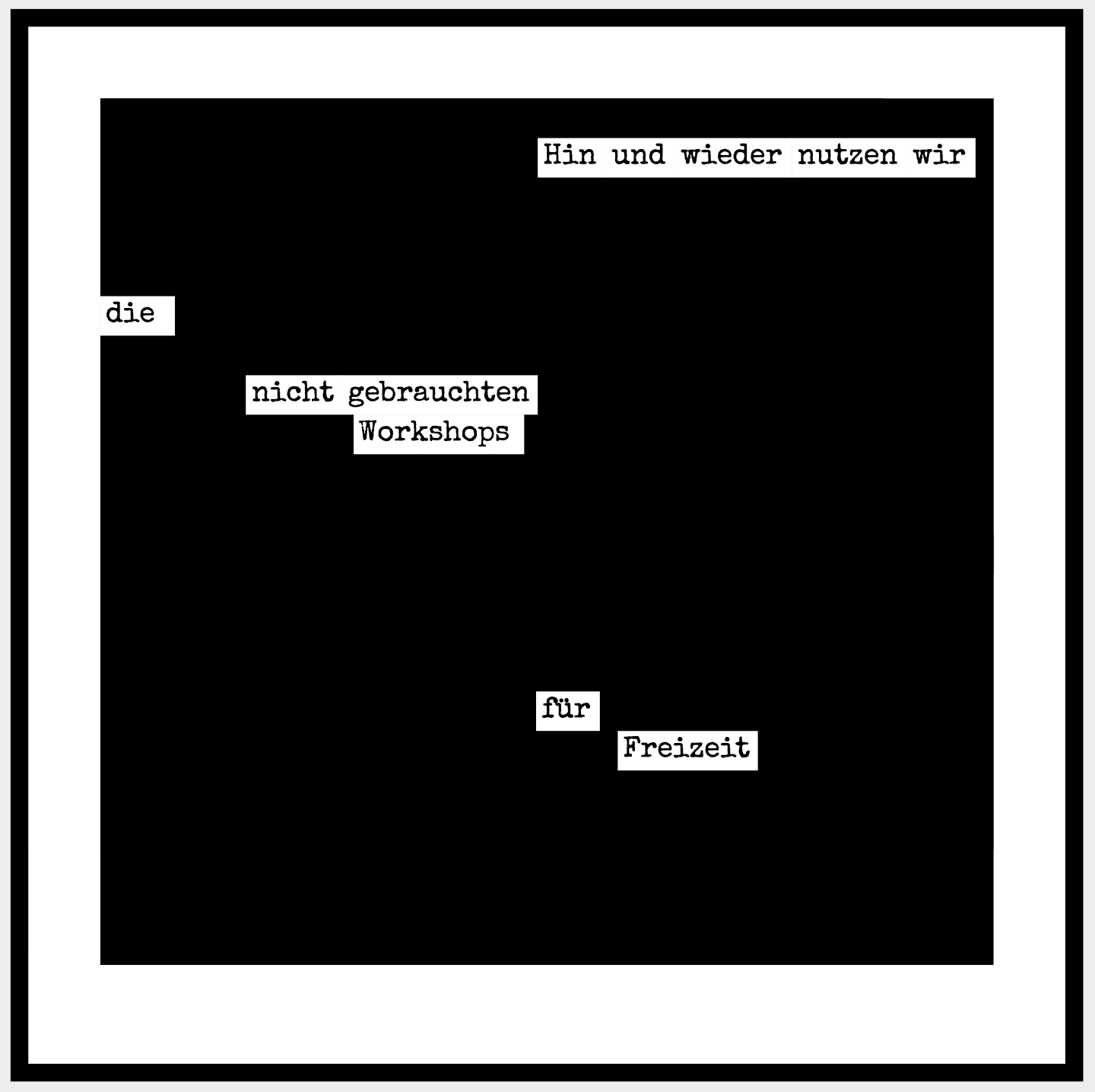 Blackout Poetry Generator