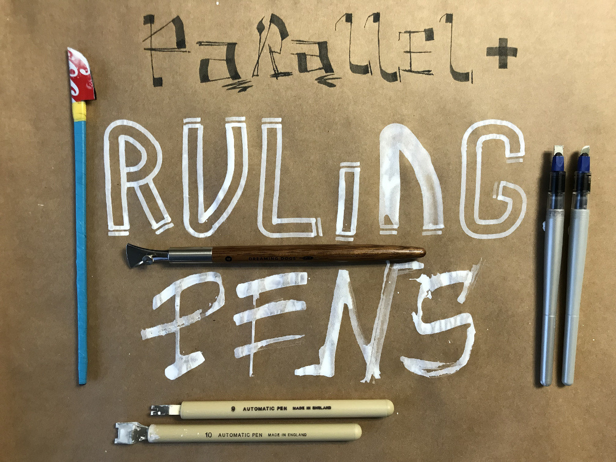 Stifte-Schriften-Workshops-Parallel-Ruling-Pens